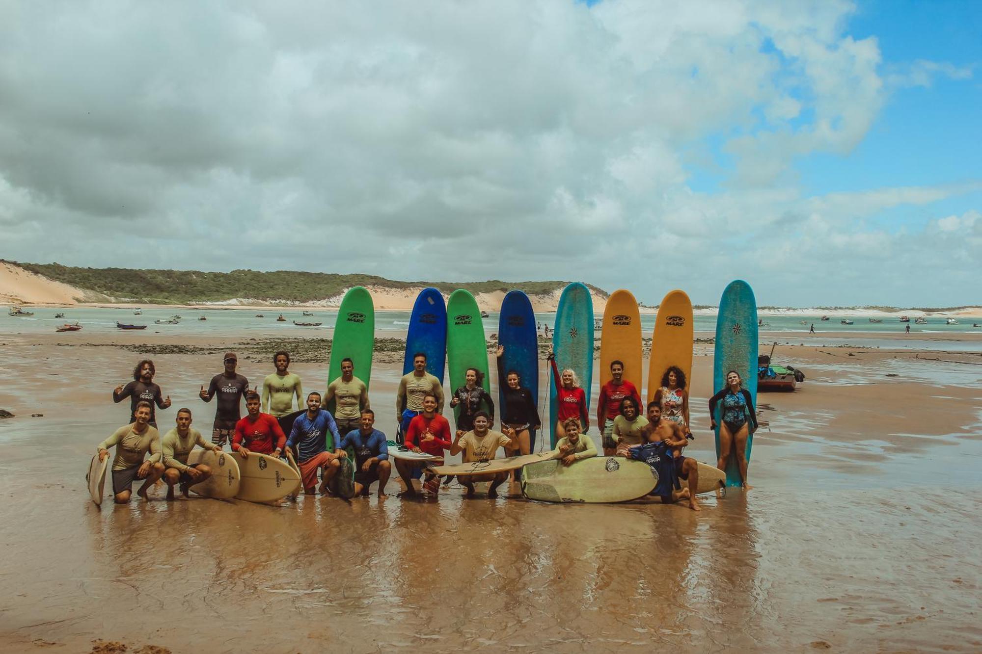 Ostello Surfcamp Arara Praia de Pipa Esterno foto