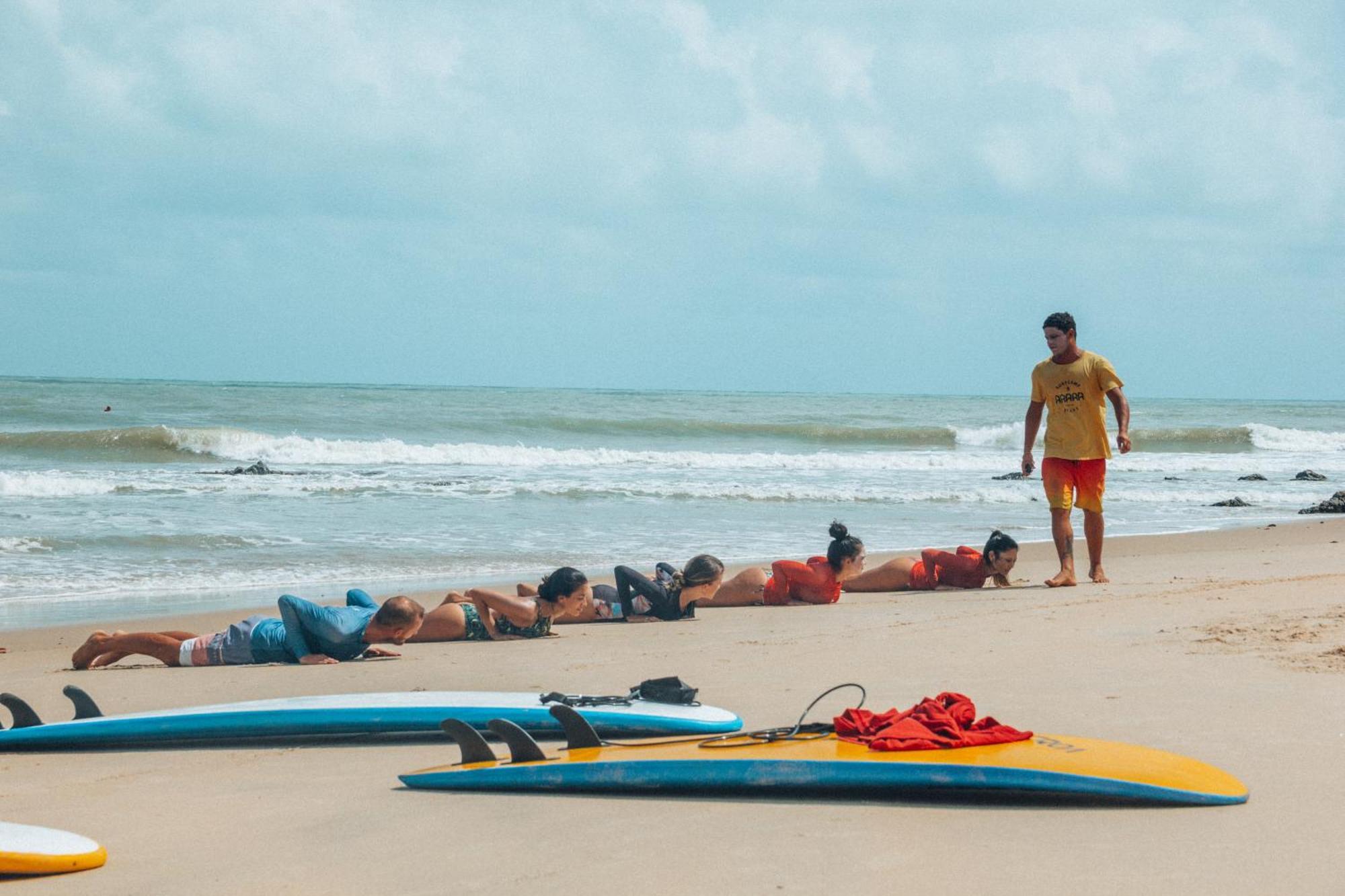 Ostello Surfcamp Arara Praia de Pipa Esterno foto