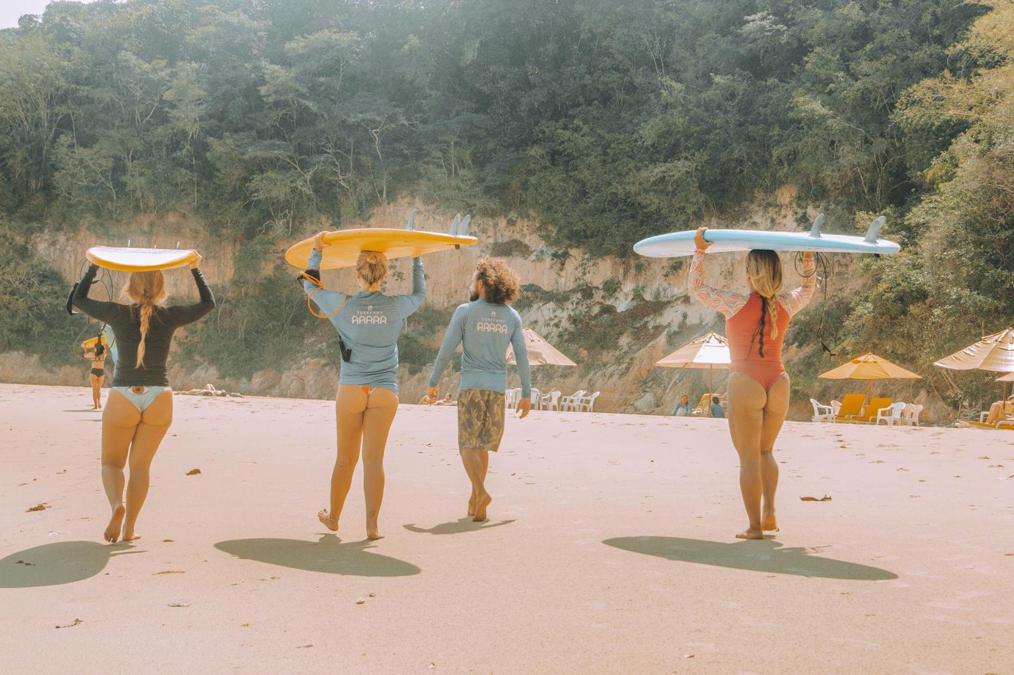 Ostello Surfcamp Arara Praia de Pipa Esterno foto